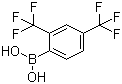 2,4-Bis(trifluoromethyl)phenylboronic acid molecular structure (CAS 153254-09-2)