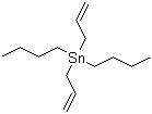 Diallyldibutyltin molecular structure (CAS 15336-98-8)