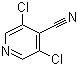 结构式 CAS# 153463-65-1, 3,5-二氯-4-氰基吡啶