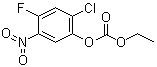 结构式 CAS# 153471-75-1, 2-氯-4-氟-5-硝基苯基碳酸乙酯