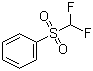 Difluoromethyl phenyl sulfone molecular structure (CAS 1535-65-5)