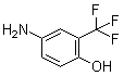 结构式 CAS# 1535-76-8, 4-氨基-2-(三氟甲基)苯酚