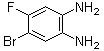 4-Bromo-5-fluoro-1,2-benzenediamine molecular structure (CAS 153505-37-4)