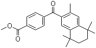 Methyl 4-[(5,6,7,8-tetrahydro-3,5,5,8,8-pentamethyl-2-naphthalenyl)carbonyl]benzoate molecular structure (CAS 153559-45-6)