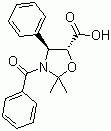 (4S,5R)-3-Benzoyl-2,2-dimethyl-4-phenyloxazolidine-5-carboxylic acid molecular structure (CAS 153652-70-1)