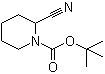N-Boc-2-Cyanopiperidine molecular structure (CAS 153749-89-4)