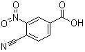 4-Cyano-3-nitrobenzoic acid molecular structure (CAS 153775-42-9)