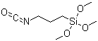 3-Isocyanatopropyltrimethoxysilane molecular structure (CAS 15396-00-6)