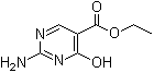 2-Amino-4-hydroxypyrimidine-5-carboxylic acid ethyl ester molecular structure (CAS 15400-53-0)