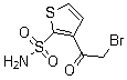 3-Bromoacetyl-2-thiophenesulfonamide molecular structure (CAS 154127-28-3)