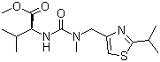 N-((N-Methyl-N-((2-isopropyl-4-thiazolyl)methyl)amino)carbonyl)-L-valine methyl ester molecular structure (CAS 154248-99-4)
