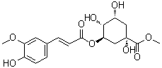 Methyl 3-O-feruloylquinate molecular structure (CAS 154418-15-2)