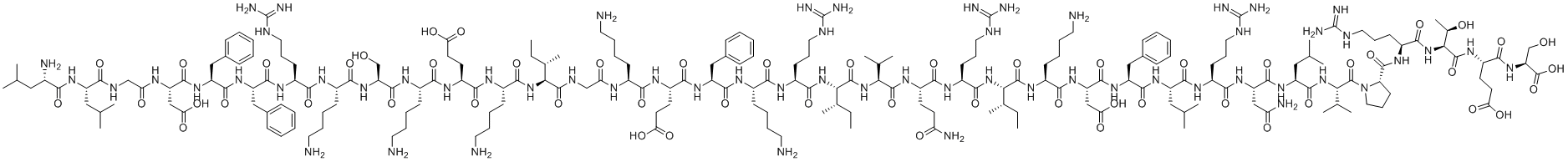 Cathelicidin LL 37 (human) molecular structure (CAS 154947-66-7)