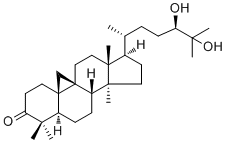 24,25-Dihydroxycycloartan-3-one molecular structure (CAS 155060-48-3)