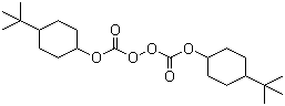 structure of CAS# 15520-11-3, Bis(4-tert-butylcyclohexyl) peroxydicarbonate;Di-(4-tert-butylcyclohexyl)peroxydicarbonate; Perkadox 16