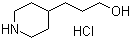 4-哌啶丙醇盐酸盐分子结构 (CAS 155270-01-2)
