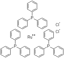 三苯基膦氯化钌分子结构 (CAS 15529-49-4)