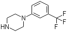 结构式 CAS# 15532-75-9, 1-(3-三氟甲基苯基)哌嗪