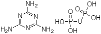 三聚氰胺焦磷酸盐分子结构 (CAS 15541-60-3)