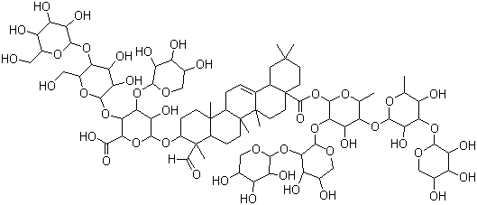 绞股蓝提取物分子结构 (CAS 15588-68-8)