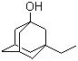 structure of CAS# 15598-87-5, 3-Ethyl-1-adamantanol;1-Ethyl-3-hydroxyadamantane