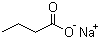 丁酸钠分子结构 (CAS 156-54-7)