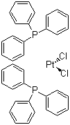 cis-Bis(triphenylphosphine)platinum(II) chloride molecular structure (CAS 15604-36-1)