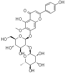Hispidulin 7-neohesperidoside molecular structure (CAS 156186-00-4)