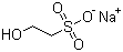 structure of CAS# 1562-00-1, Sodium isethionate;Isethionic acid sodium salt; 2-Hydroxyethanesulfonic acid sodium salt