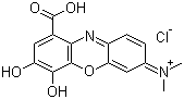 Gallocyanine molecular structure (CAS 1562-85-2)