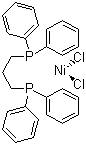 结构式 CAS# 15629-92-2, 1,3-双(二苯基膦丙烷)二氯化镍
