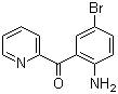 2-Amino-5-bromophenyl-2-pyridylmethanone molecular structure (CAS 1563-56-0)