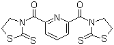 3,3'-(2,6-吡啶二羰基)双-2-噻唑烷硫酮分子结构 (CAS 156458-78-5)