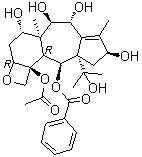 (2aR,4S,4aS,5R,6R,8S,9aS,10S,10aR,10bS)-3,4,4a,5,6,8,9,9a,10,10a-Decahydro-9a-(1-hydroxy-1-methylethyl)-4a,7-dimethyl-1H-azuleno[5',6':3,4]benz[1,2-b]oxete-4,5,6,8,10,10b(2aH)-hexol 10b-acetate 10-benzoate molecular structure (CAS 156497-25-5)