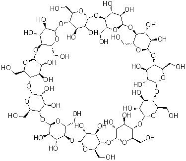 zeta-Cyclodextrin molecular structure (CAS 156510-97-3)