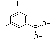 structure of CAS# 156545-07-2, 3,5-Difluorophenylboronic acid