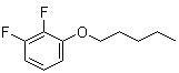 2,3-Difluoro-1-pentoxybenzene molecular structure (CAS 156684-90-1)