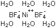Nickel tetrafluoroborate hexahydrate molecular structure (CAS 15684-36-3)