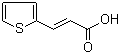 (2E)-3-(2-Thienyl)acrylic acid molecular structure (CAS 15690-25-2)