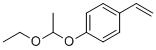 1-(1-Ethoxyethoxy)-4-vinylbenzene molecular structure (CAS 157057-20-0)