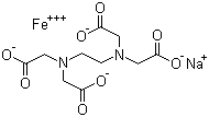 EDTA ferric sodium salt molecular structure (CAS 15708-41-5)