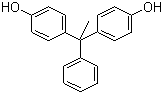 structure of CAS# 1571-75-1, 4,4'-(1-Phenylethylidene) biphenol;Bisphenol AP