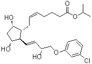 Cloprostenol isopropyl ester molecular structure (CAS 157283-66-4)