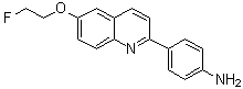 4-[6-(2-Fluoroethoxy)-2-quinolinyl]benzenamine molecular structure (CAS 1573029-17-0)