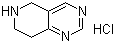 5,6,7,8-Tetrahydropyridino[4,3-d]pyrimidine hydrochloride molecular structure (CAS 157327-49-6)
