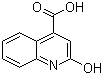 structure of CAS# 15733-89-8, 2-Hydroxy-4-quinolincarboxylic acid;2-Hydroxycinchoninic acid