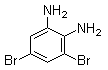 结构式 CAS# 1575-38-8, 3,5-二溴-1,2-苯二胺