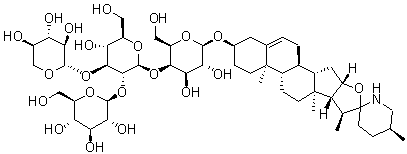 alpha-Dehydrotomatin molecular structure (CAS 157604-98-3)