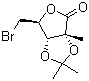 5-Bromo-5-deoxy-2-C-methyl-2,3-O-(1-methylethylidene)-D-ribonic-gamma-lactone molecular structure (CAS 157666-07-4)