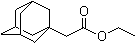 1-金刚烷乙酸乙酯分子结构 (CAS 15782-66-8)